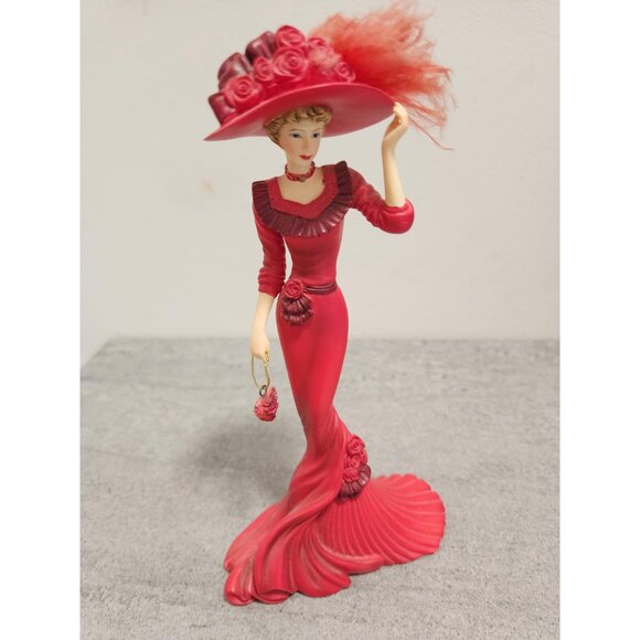 Red At Heart Figurine Thomas Kinkade Passion for Red Collection Adult Figurines - Picture 7 of 10